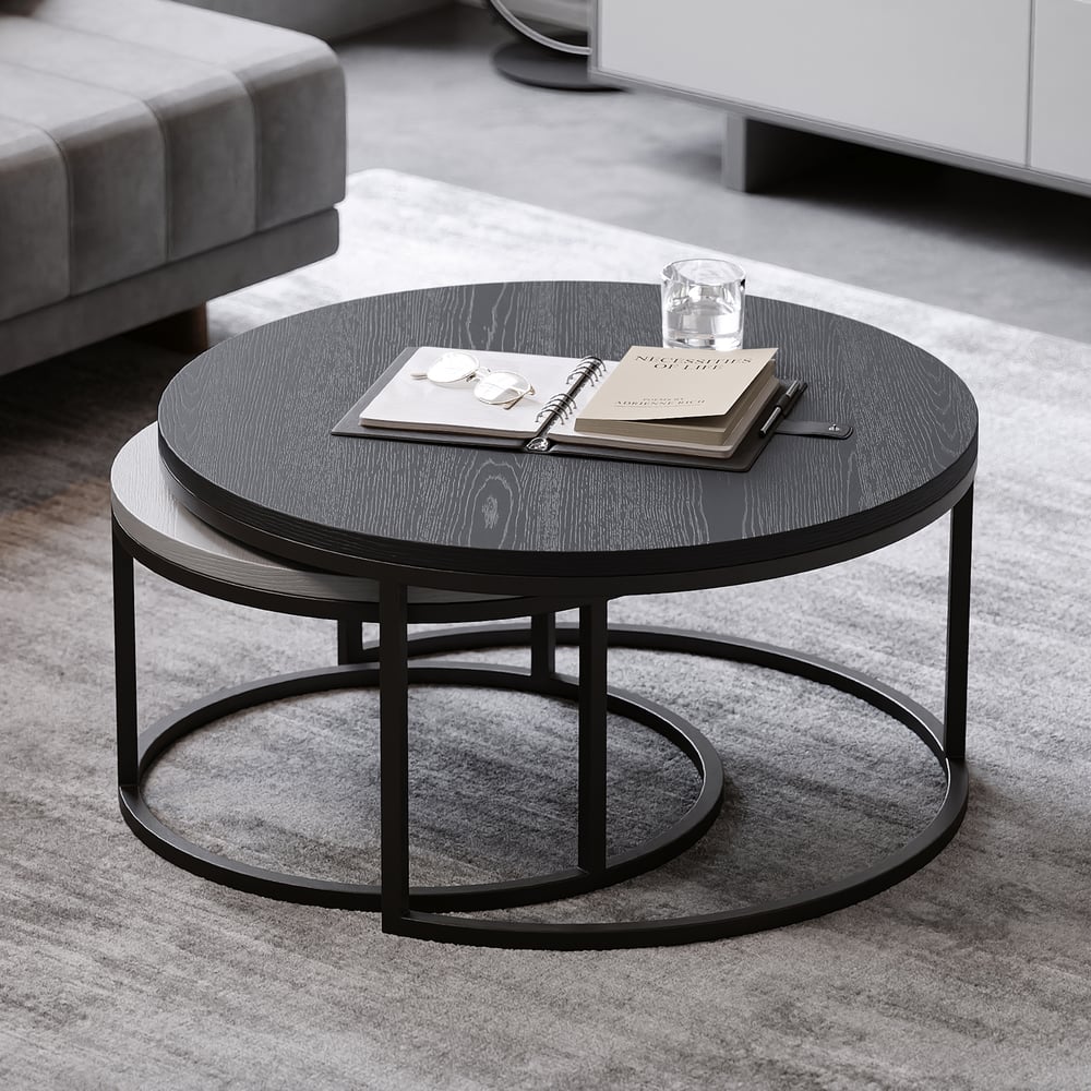 Customer Reviews for Fero Round Nesting Coffee Table Set(600mm-800mm)