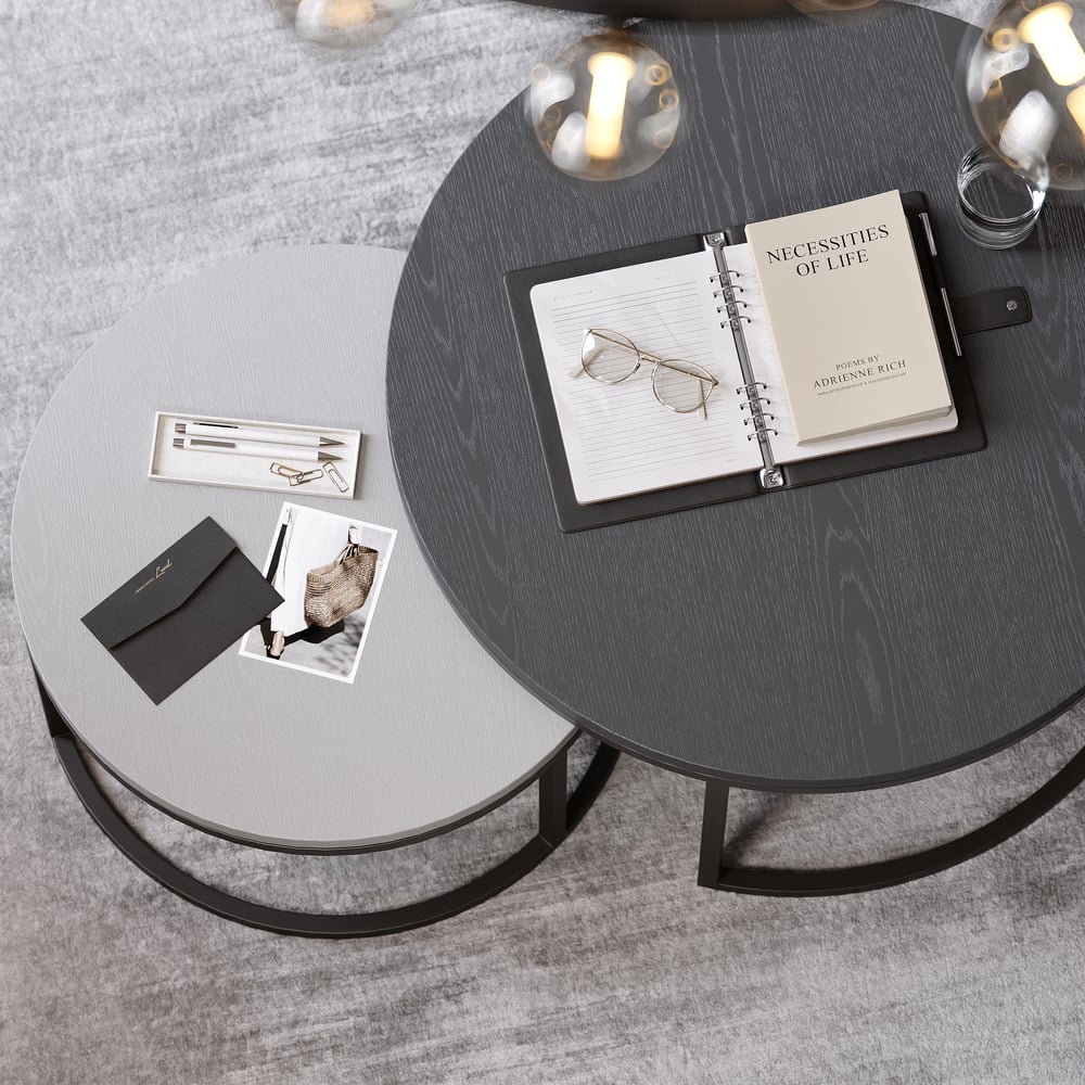Customer Reviews for Fero Round Nesting Coffee Table Set(600mm-800mm)