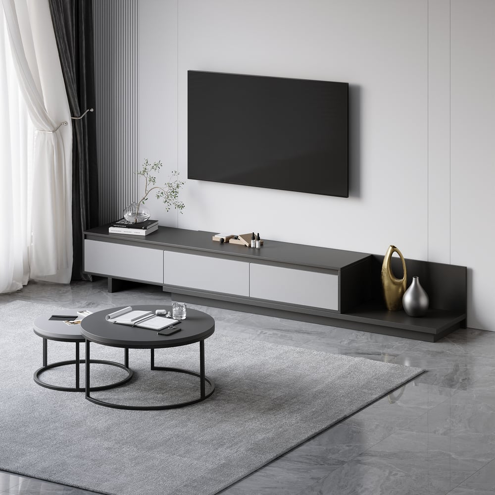 Hodnocení zákazníků pro položku Sada stolku a konferenčního stolku Fero TV, rozšiřitelná z 2000 mm na 3600 mm