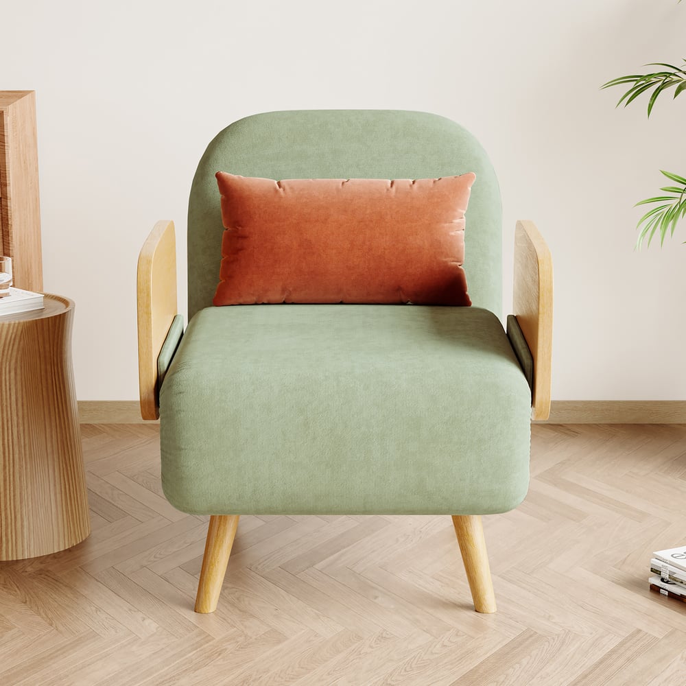 Questions and Answers for Green chaise longue Sofa Bed