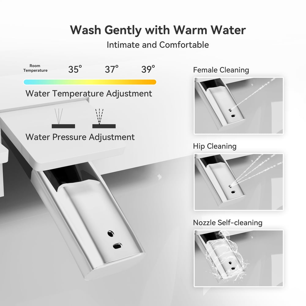 Questions and Answers for Automatic One-Piece Elongated Smart Toilet with Built-in Tank and Aromatherapy