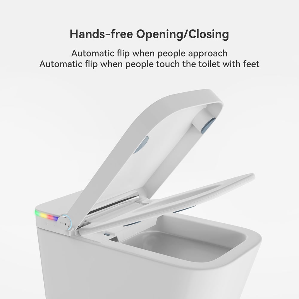 Avaliações de clientes sobre Banheiro inteligente moderno e alongado de uma peça com tanque embutido e aromaterapia