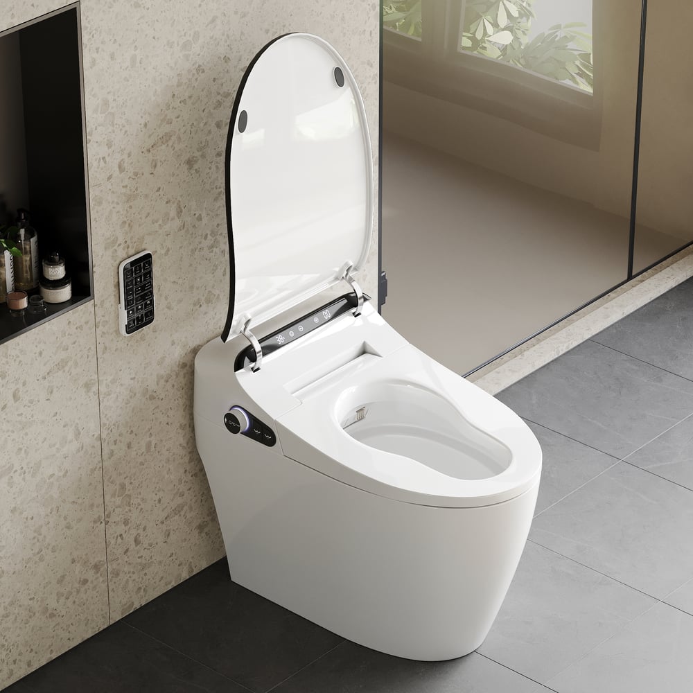 Customer Reviews for Automatic Smart Bidet Toilet Child-friendly Auto Open/Close Lid Horizontal Outlet