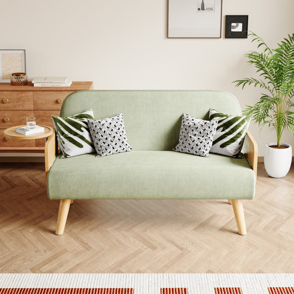 Avis Clients sur Canapé-lit complet en rotin moderne du milieu du siècle, canapé-lit convertible, chaise longue pliante