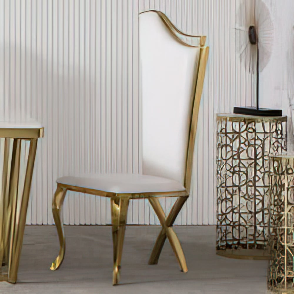 Questions et Réponses pour Lot de 2 chaises de salle à manger rembourrées modernes en acier au carbone en bleu