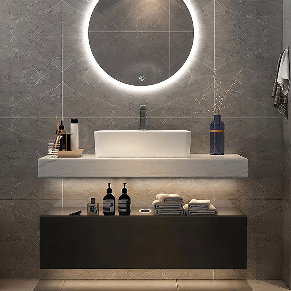 Questions and Answers for 1000mm Modern Floating Bathroom Vanity Set With Single Basin White and Black