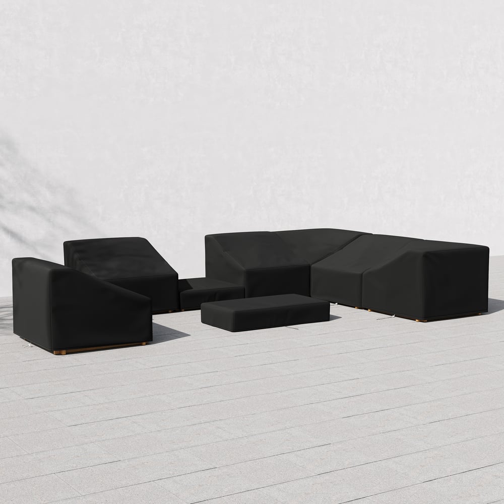 Perguntas e respostas para Capas de móveis de pátio ao ar livre impermeáveis de lona resistente 600D