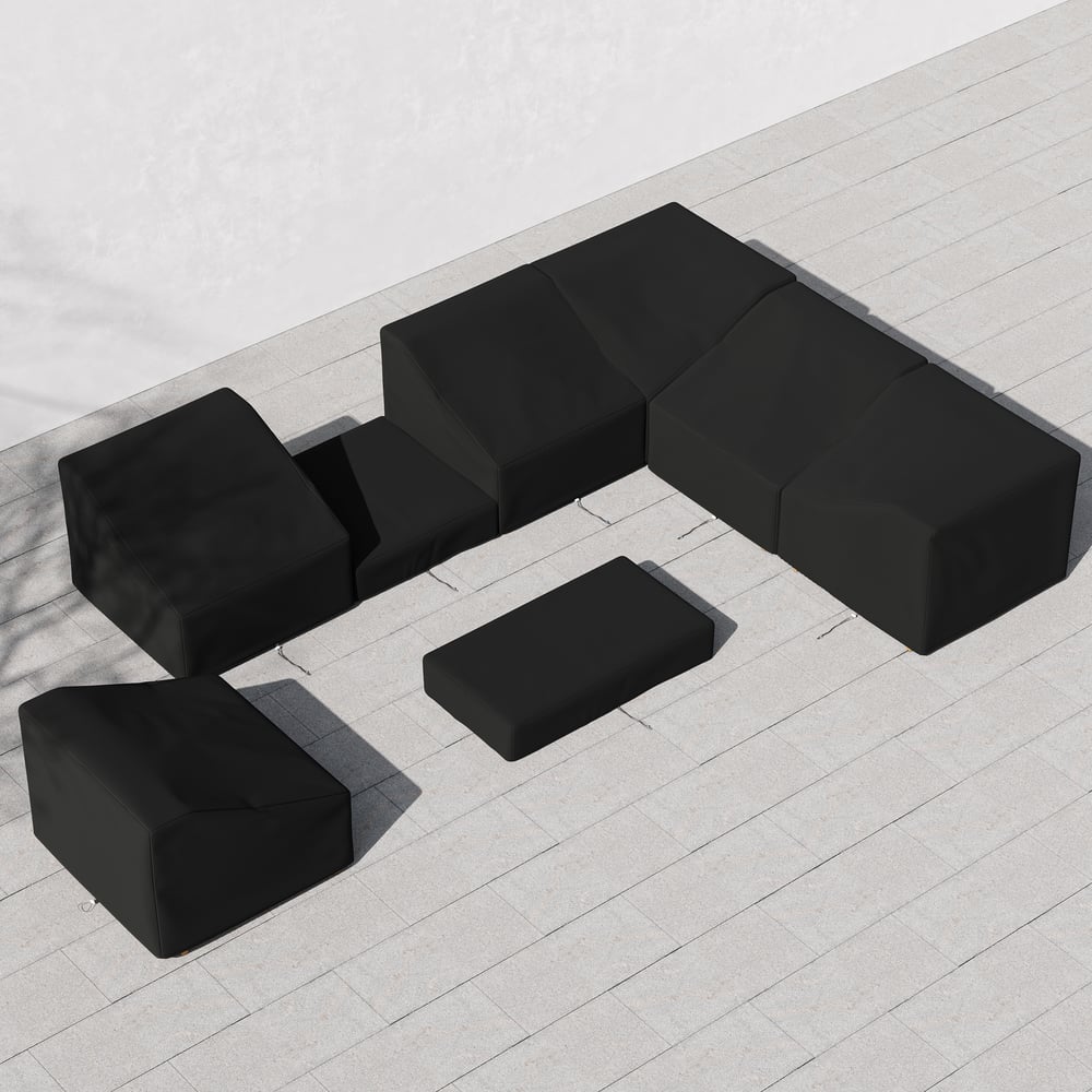 Perguntas e respostas para Capas de móveis de pátio ao ar livre impermeáveis de lona resistente 600D