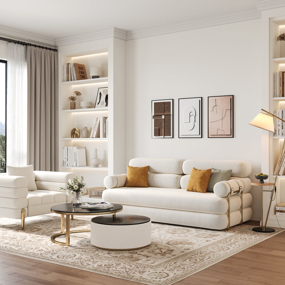 Customer Reviews for 2060mm King 3-Seater Velvet Convertible Futon Sofa Bed