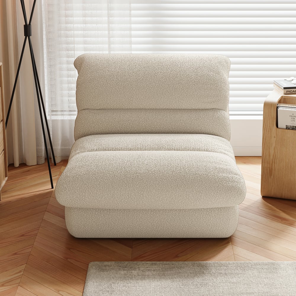 Questions and Answers for Chenille Armless Upholstered Accent Chair