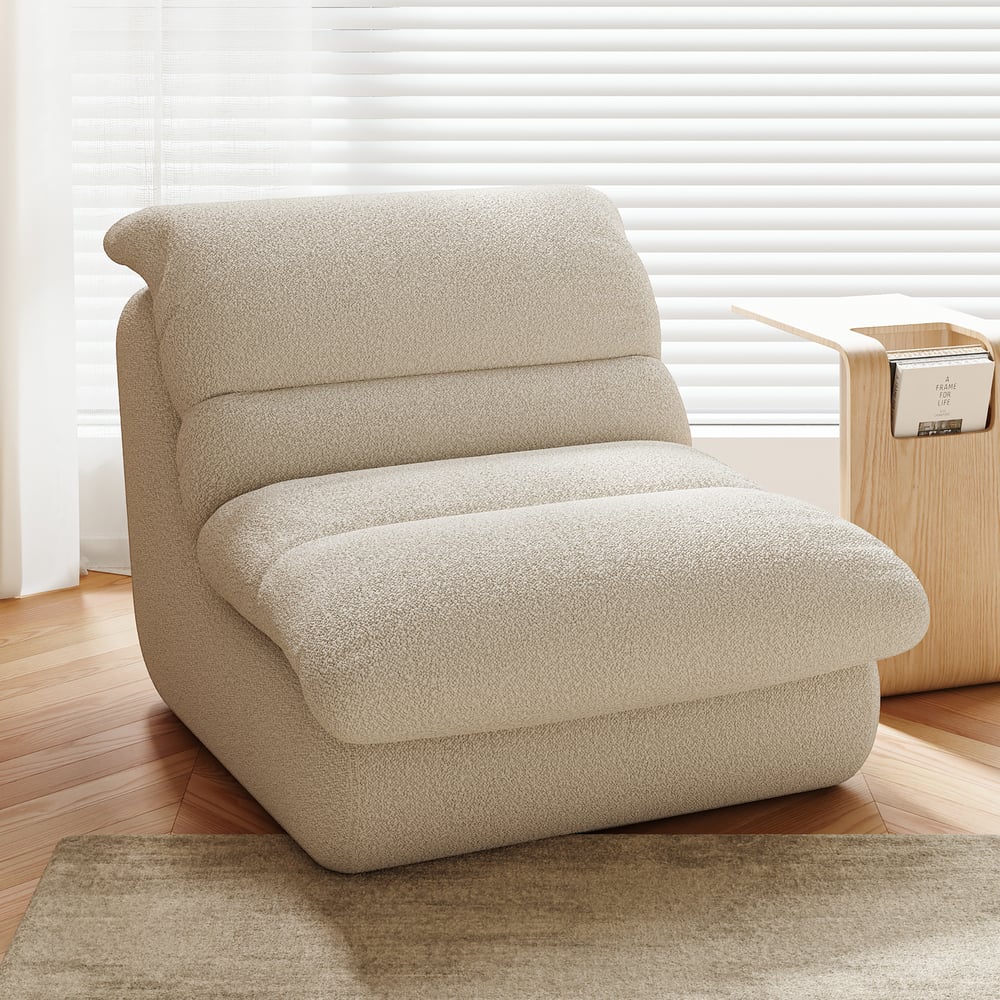 Questions and Answers for Chenille Armless Upholstered Accent Chair