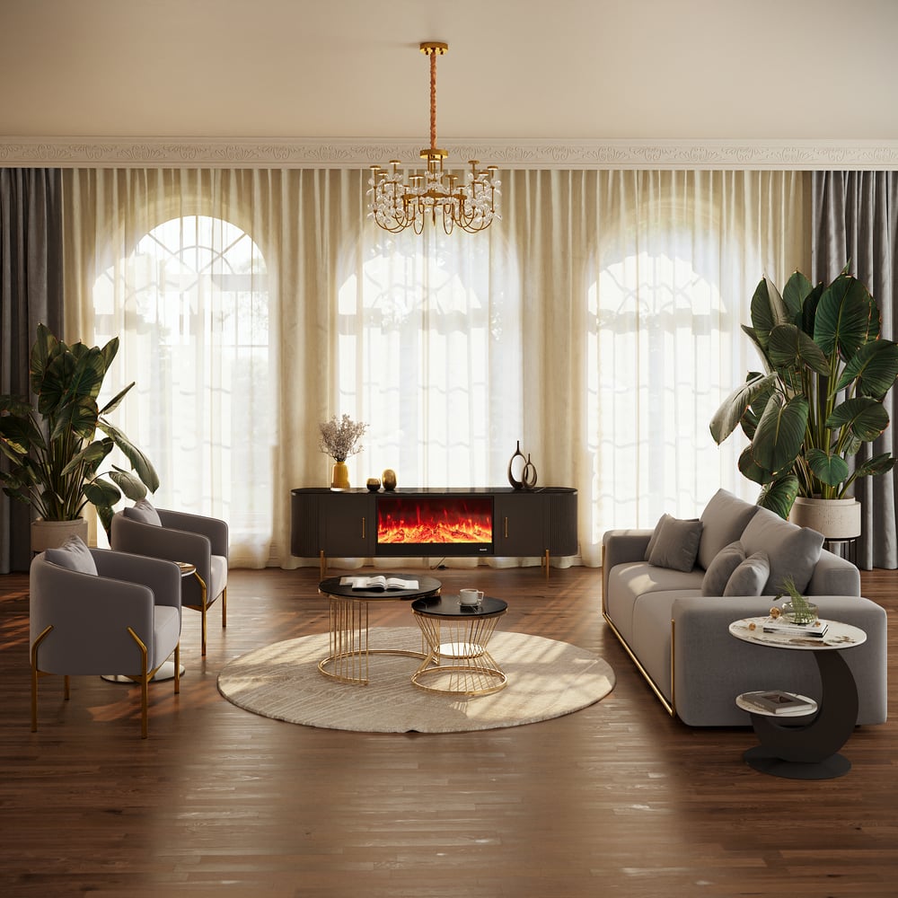 Customer Reviews for 2200mm Modern Grey Cotton & Linen Upholstered 3-Seater Sofa for Living Room