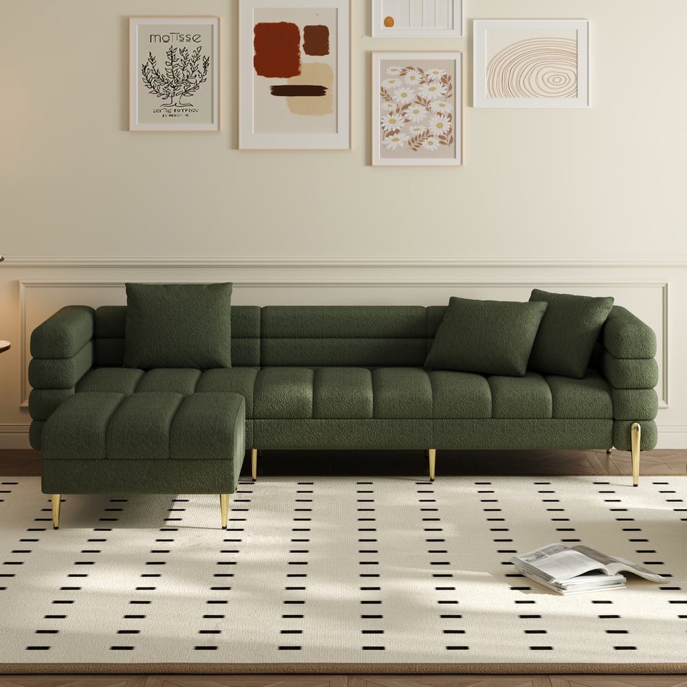 Hodnocení zákazníků pro položku Aurora 91 „Boucle 4-dílná pohovka s pohovkami