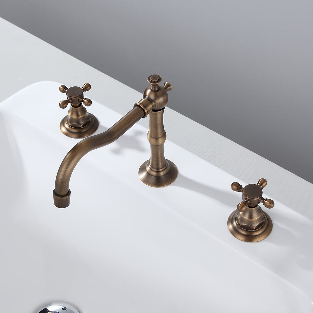 Customer Reviews for Chester Traditional Dual Handle Bathroom 3-Hole Basin Tap Victorian Spout