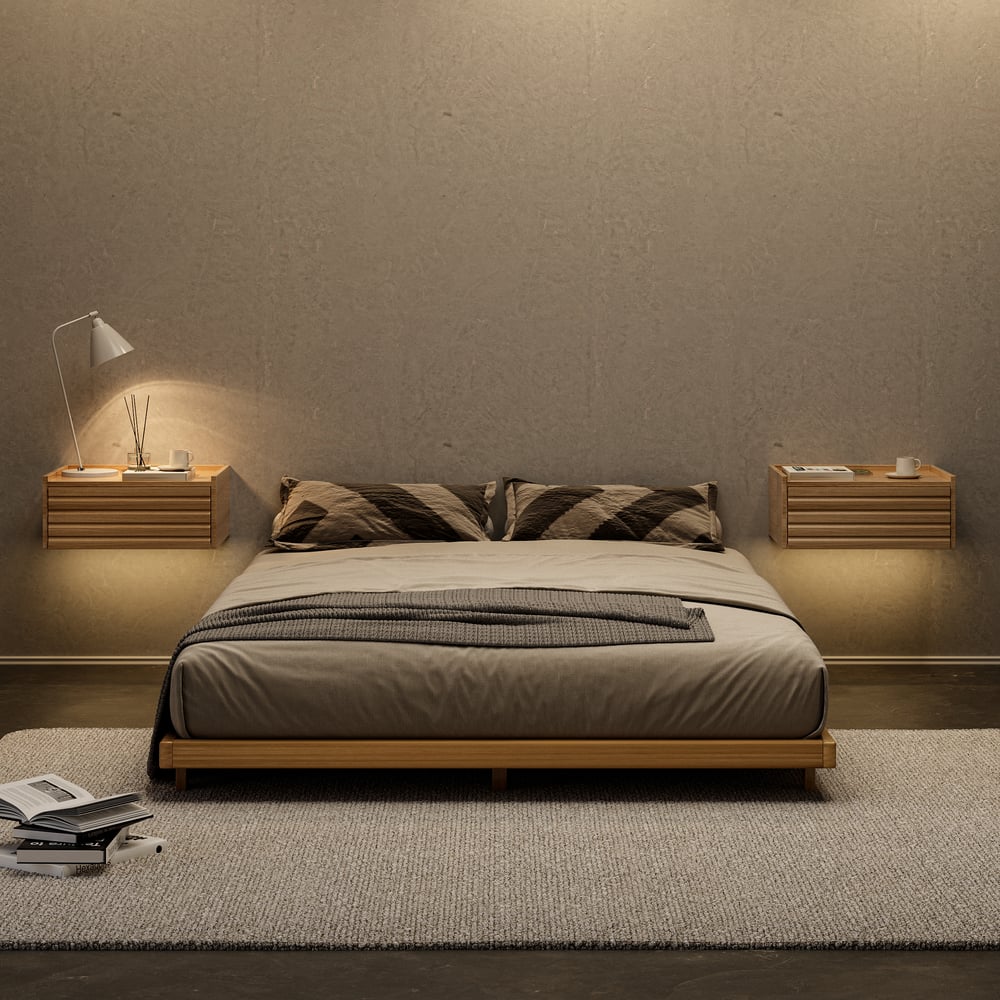 Pytania i odpowiedzi dla Naturalne łóżko podłogowe w stylu japońskim 140* 200 cm