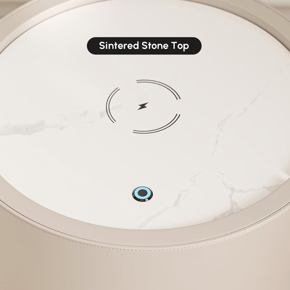 Modern Leather King Size Floating Bedroom Set with Light & Adjustable Headboard Modern Leather King Size Floating Bedroom Set with Light & Adjustable Headboard window image