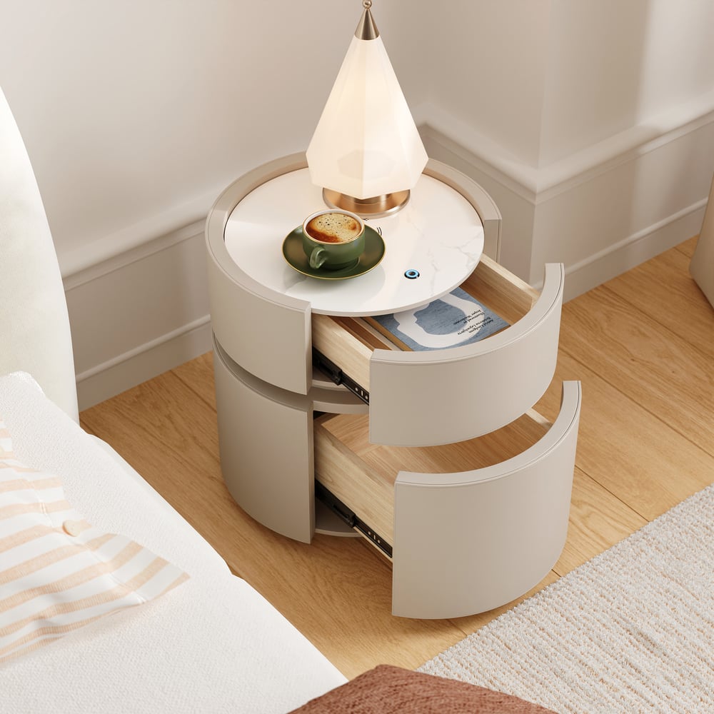 Modern Leather King Size Floating Bedroom Set with Light & Adjustable Headboard Modern Leather King Size Floating Bedroom Set with Light & Adjustable Headboard window image