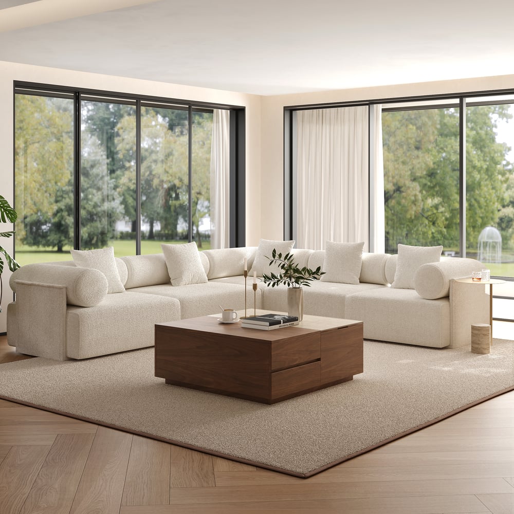 Questions and Answers for 39" Square Lift-Top Solid Wood Travertine Veneer Coffee Table