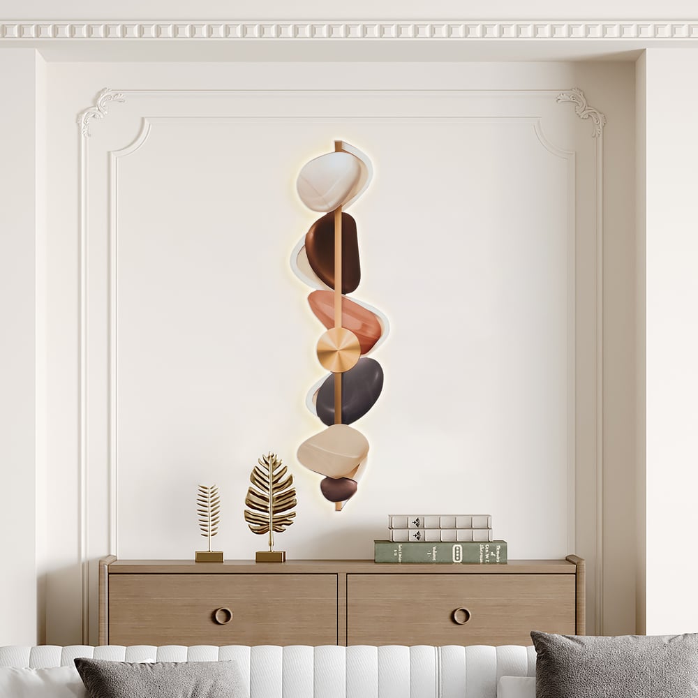 Customer Reviews for Modern Abstract Stone Pattern Acrylic Wall Accent with LED Backlighting