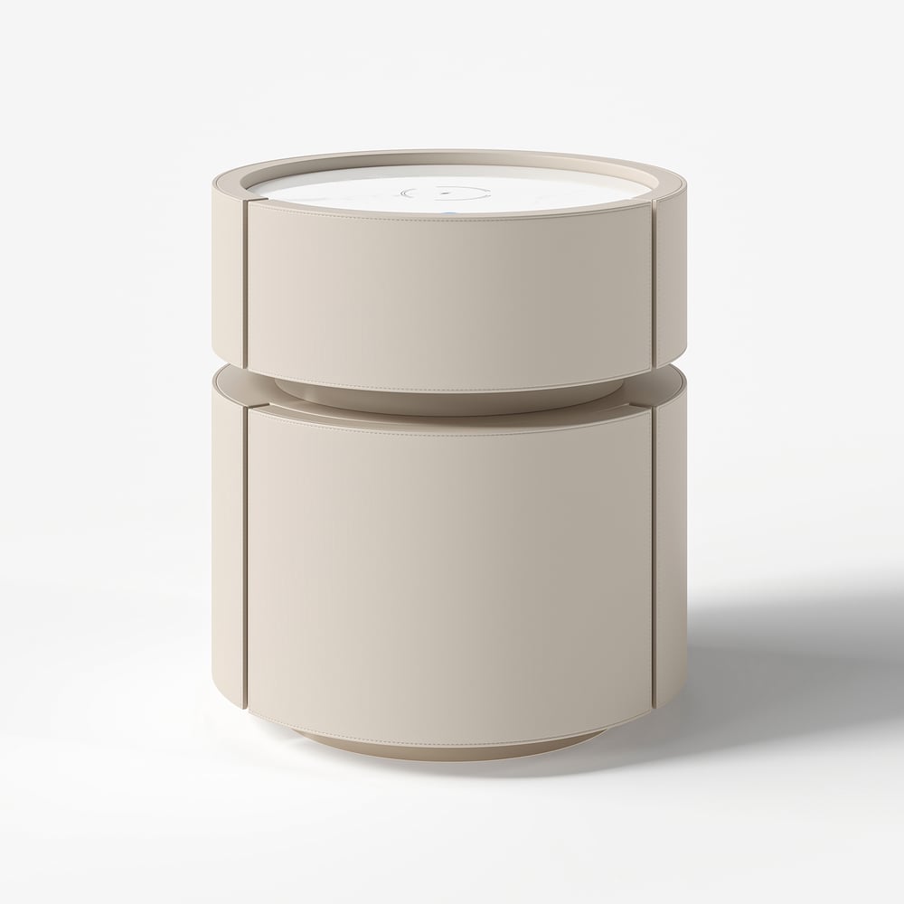 Modern Leather King Size Floating Bedroom Set with Light & Adjustable Headboard Modern Leather King Size Floating Bedroom Set with Light & Adjustable Headboard window image