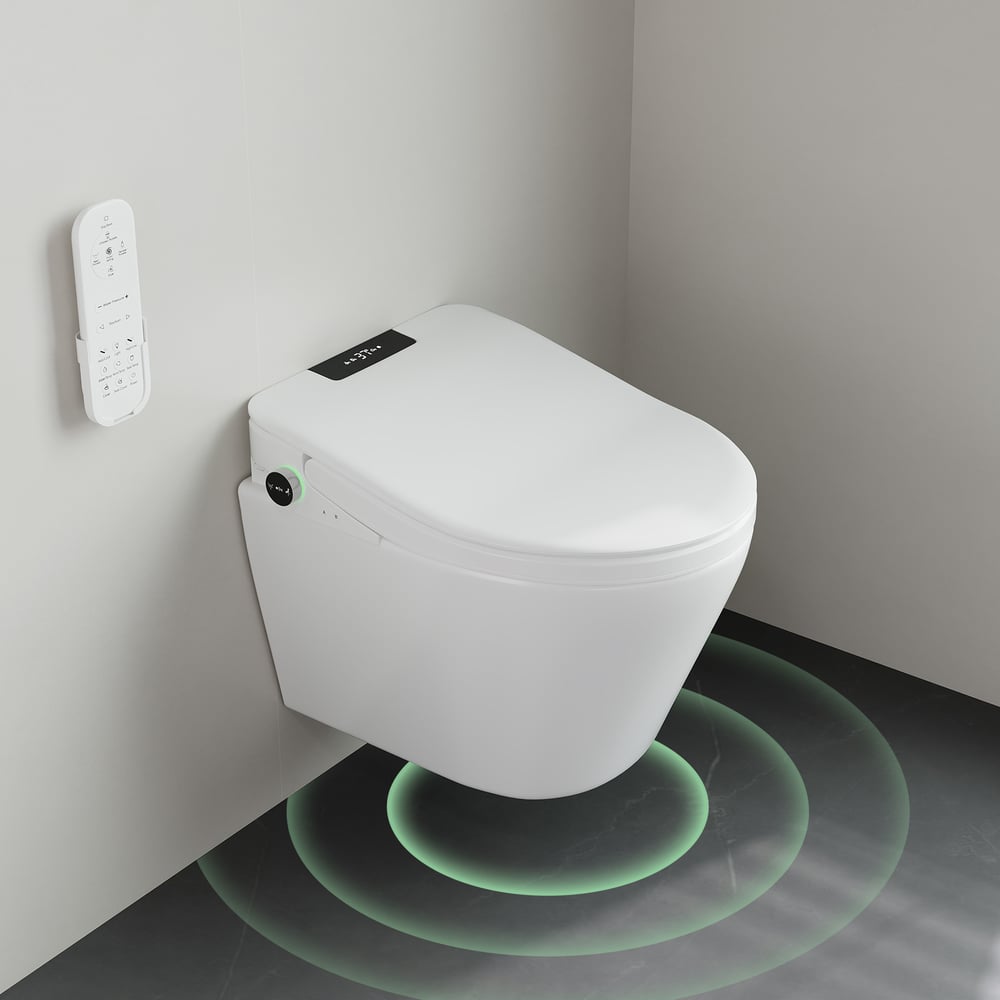 Avis Clients sur Couvercle de toilette intelligent en forme de U avec ouverture automatique du couvercle