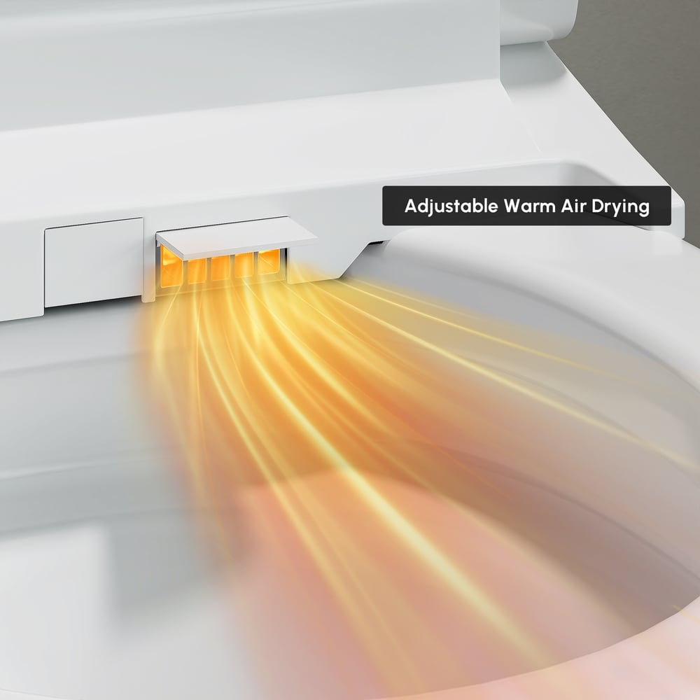 Avaliações de clientes sobre Tampa de vaso sanitário inteligente em forma de V