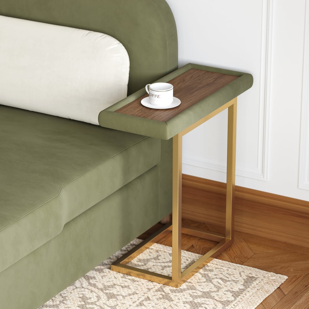 Canapé-lit queen-size 4 places avec chaise de rangement et table d'appoint