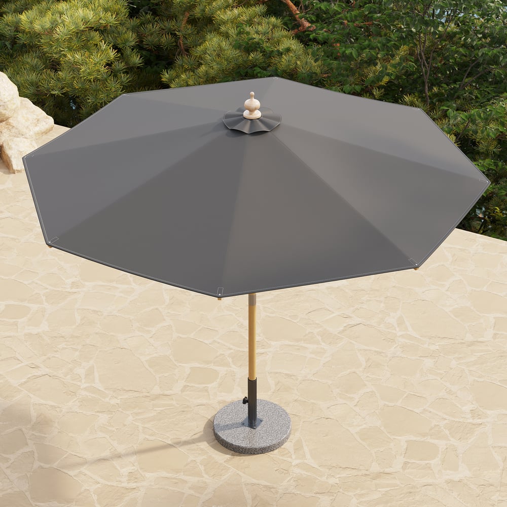 Questions et Réponses pour Parasol de jardin Axis 3000 mm avec support en marbre