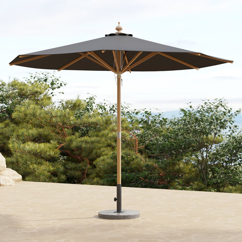 Questions et Réponses pour Parasol de jardin Axis 3000 mm avec support en marbre
