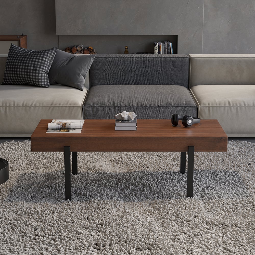 Questions and Answers for 1000mm Rustic Narrow Coffee Table Pine Wood Top for Small Space