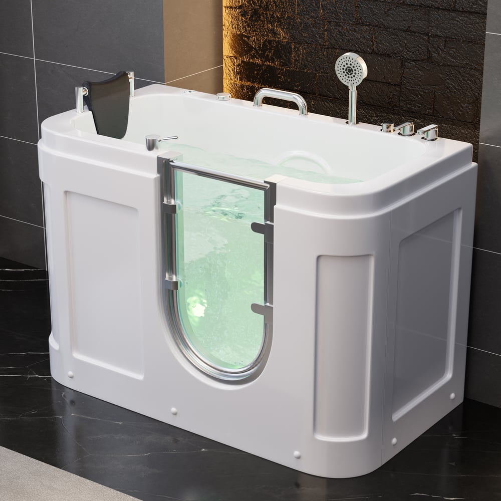 Customer Reviews for Walk In Tub Built-in Seat Tub Air Jets & Whirlpool Massage Jets with Thermostat Control