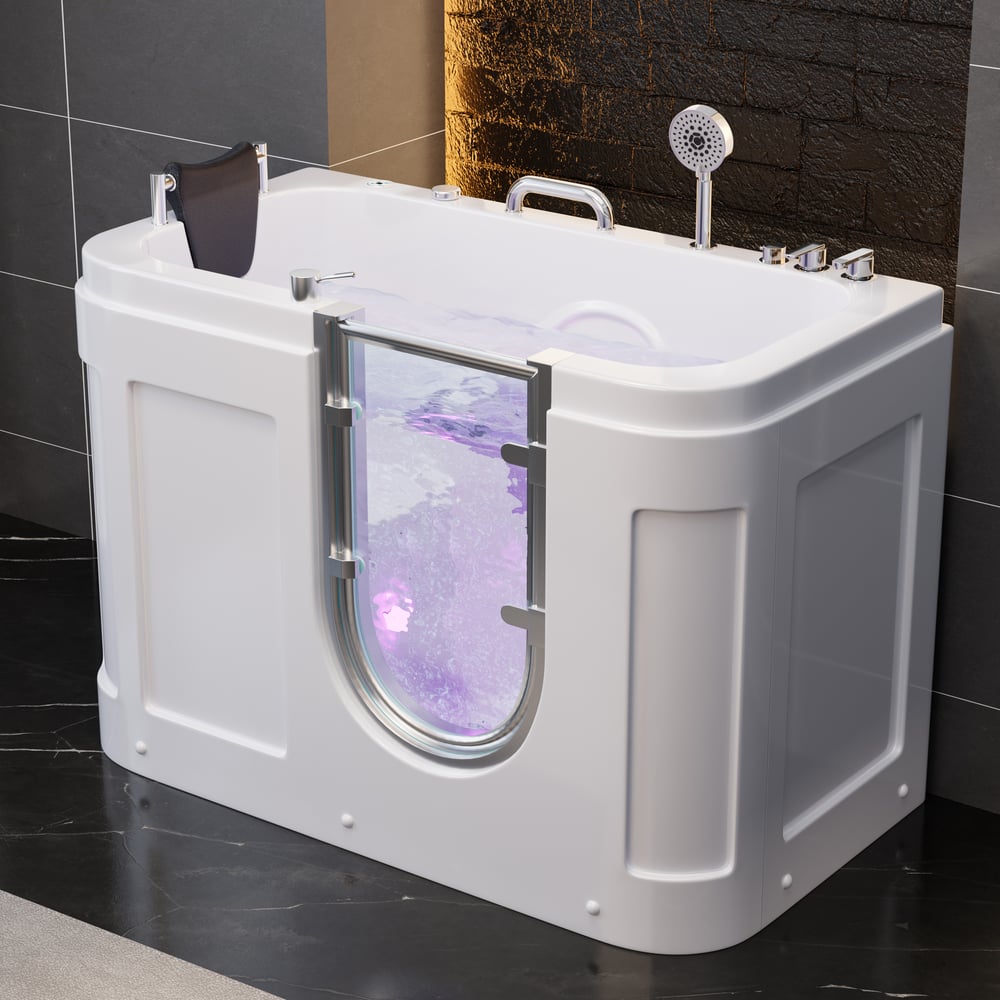Customer Reviews for Walk In Tub Built-in Seat Tub Air Jets & Whirlpool Massage Jets with Thermostat Control