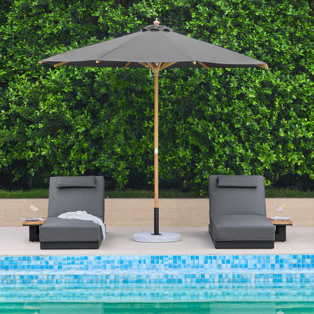 Customer Reviews for Tevara Garden Teak & Aluminium Adjustable Lounge Chaise in Grey