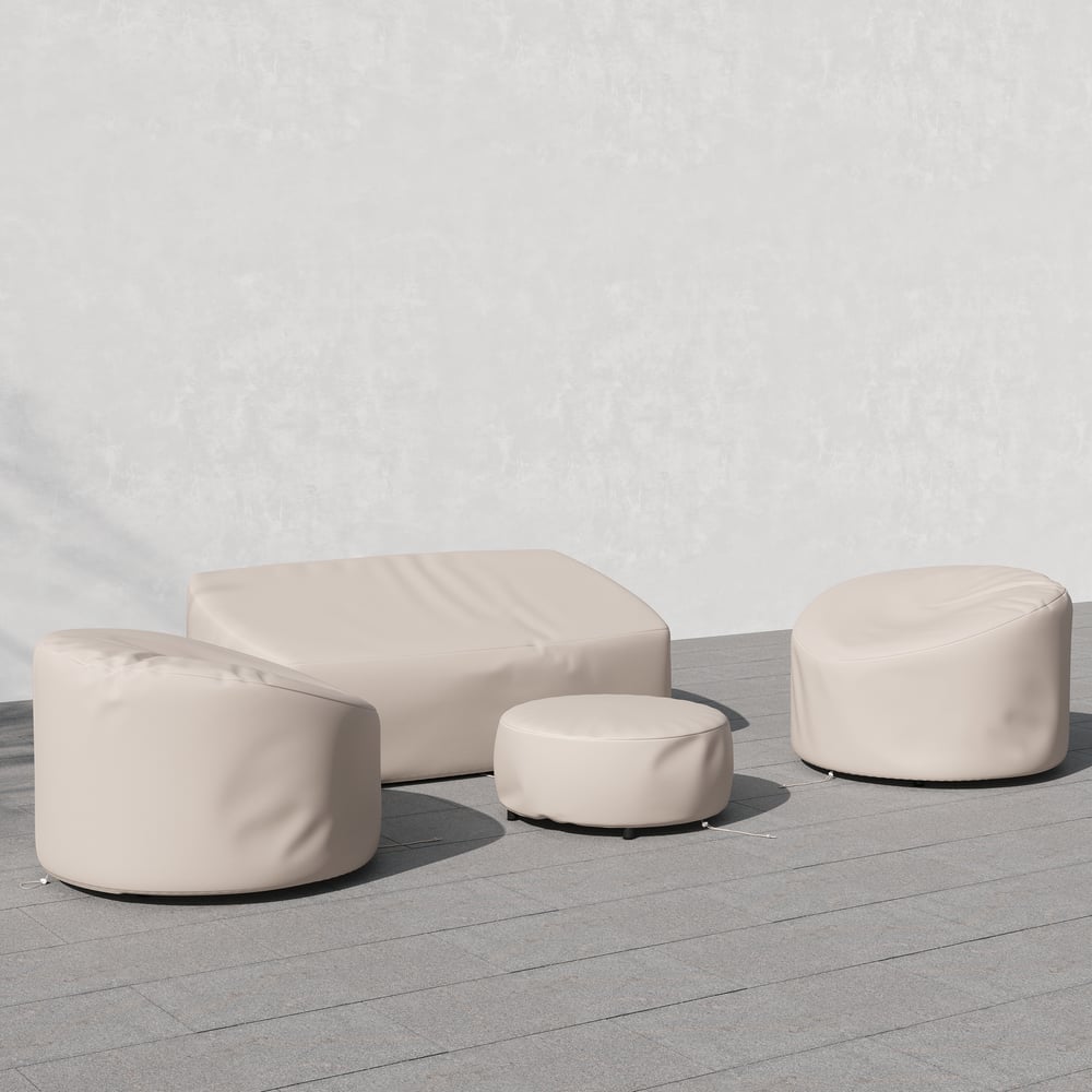 Otázky a odpovědi pro 600D Tough Canvas Vodotěsné venkovní terasové nábytkové kryty v béžové barvě