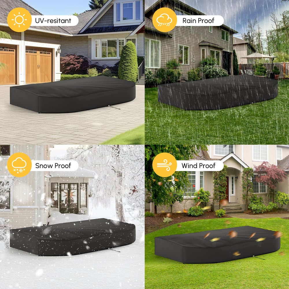 Questions and Answers for 600D Tough Canvas Waterproof Outdoor Lounge Chair Covers