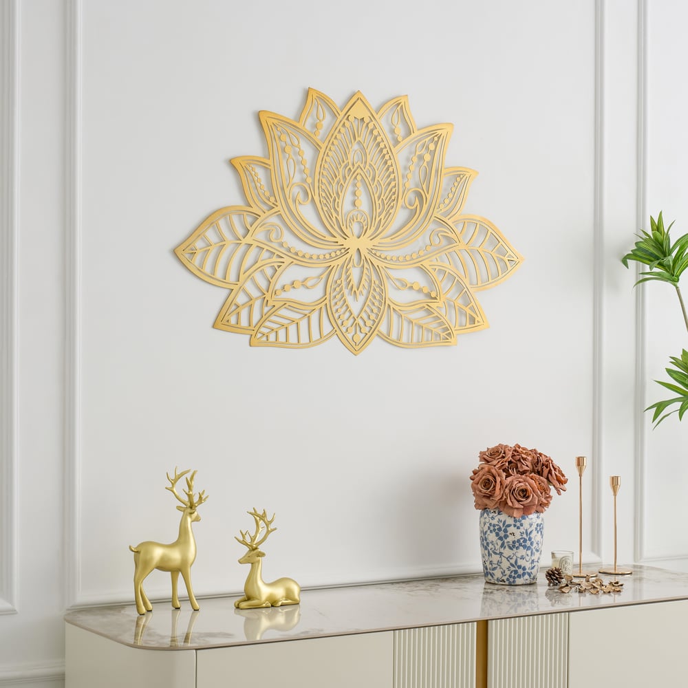 Customer Reviews for Modern Minimalist Wall Decor Home Decoration with 3D Mandala Metal 910 mm X 590 mm