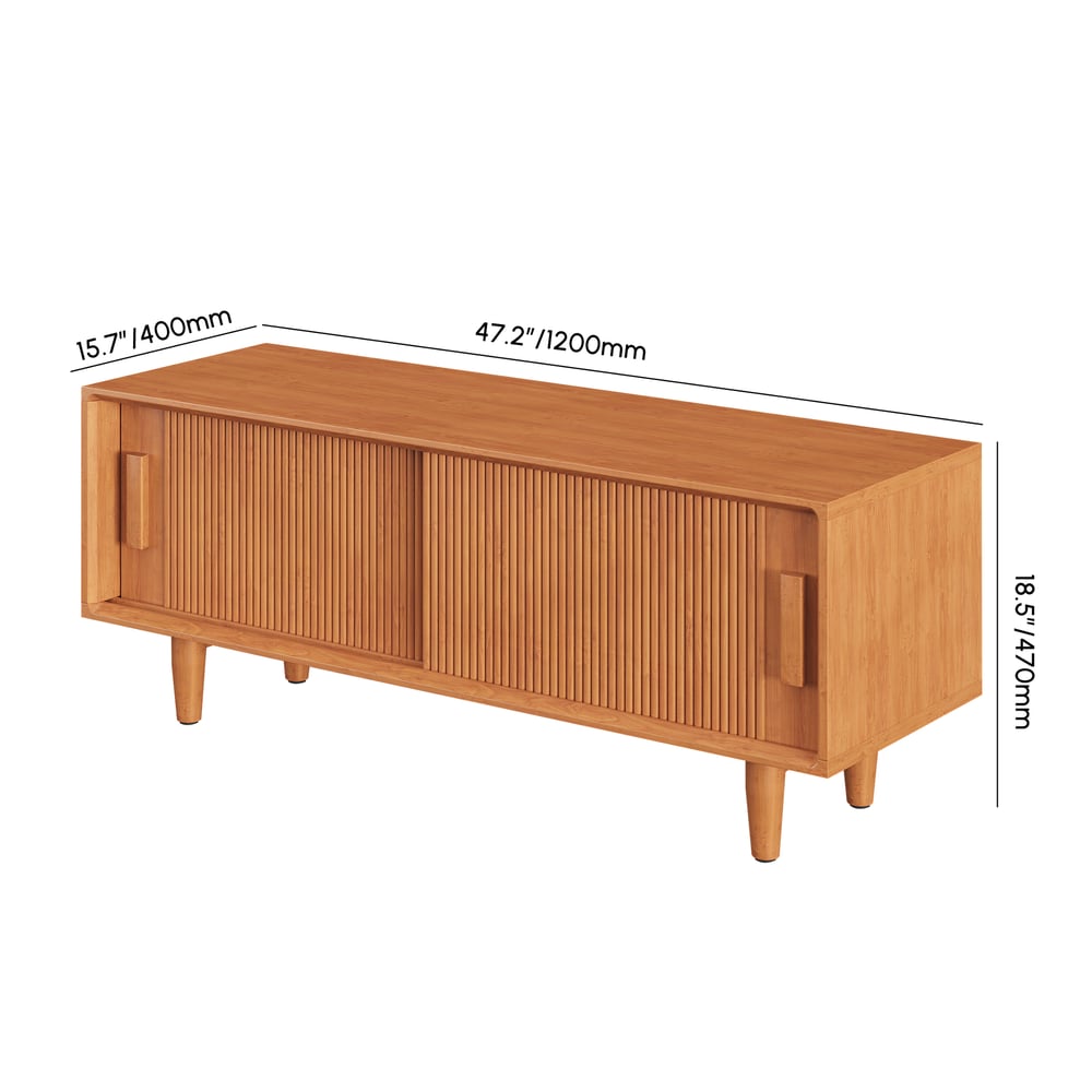 47.2" Solid Rubberwood Natural Entryway Bench with Storage weights dimensions image