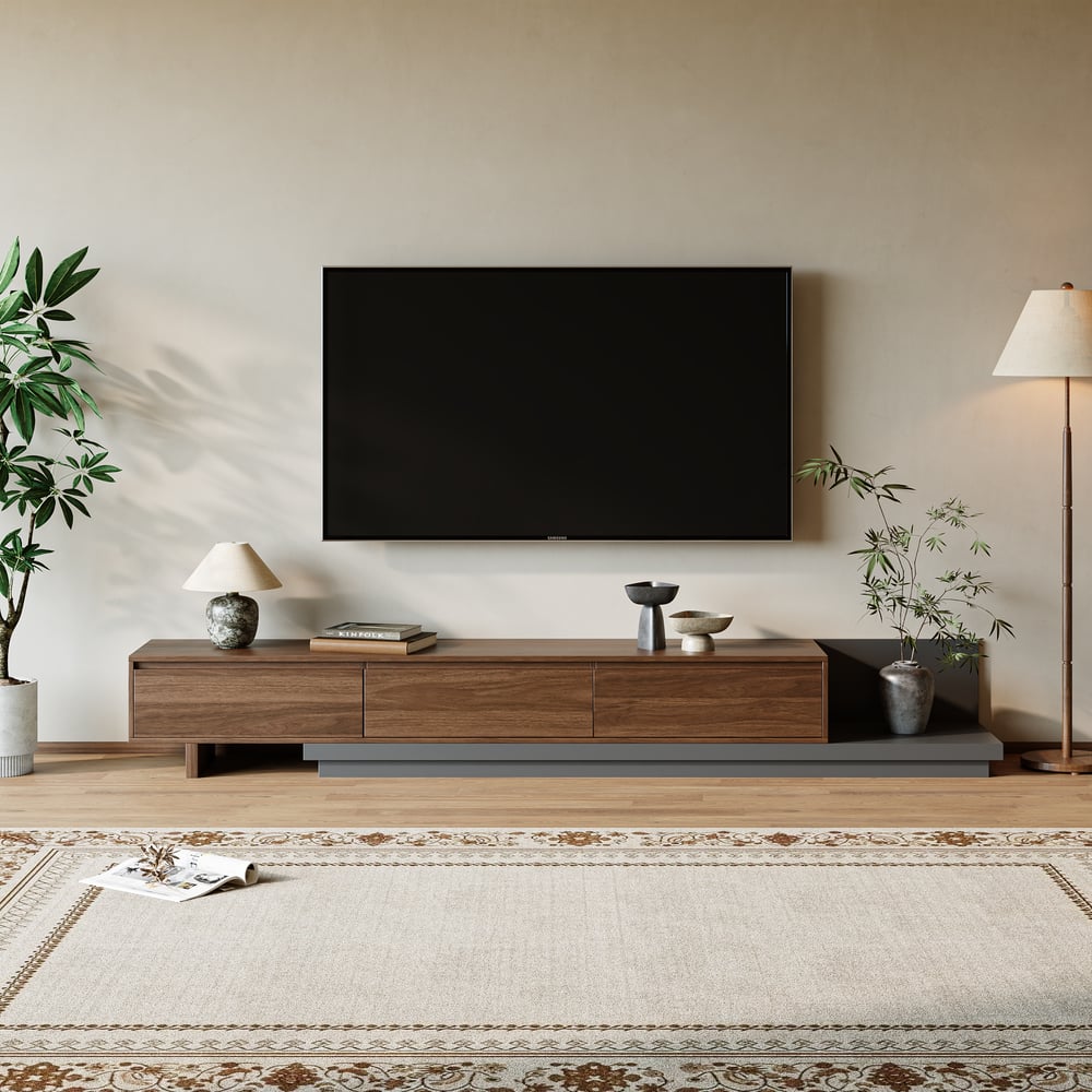 Questions and Answers for Fero Minimalistic TV Lowboard, Extendable from 2000 mm to 3600 mm