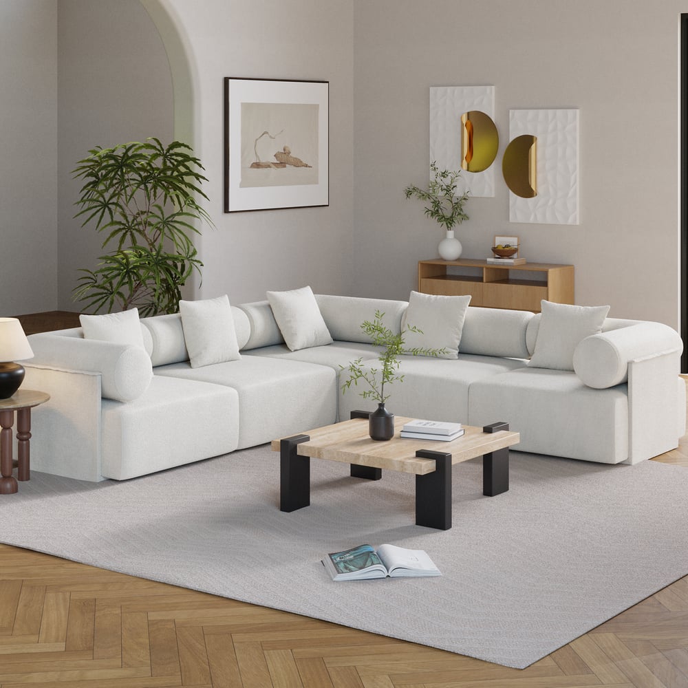 Questions and Answers for 900mm Square Travertine Veneer Top Rubber Wood Coffee Table