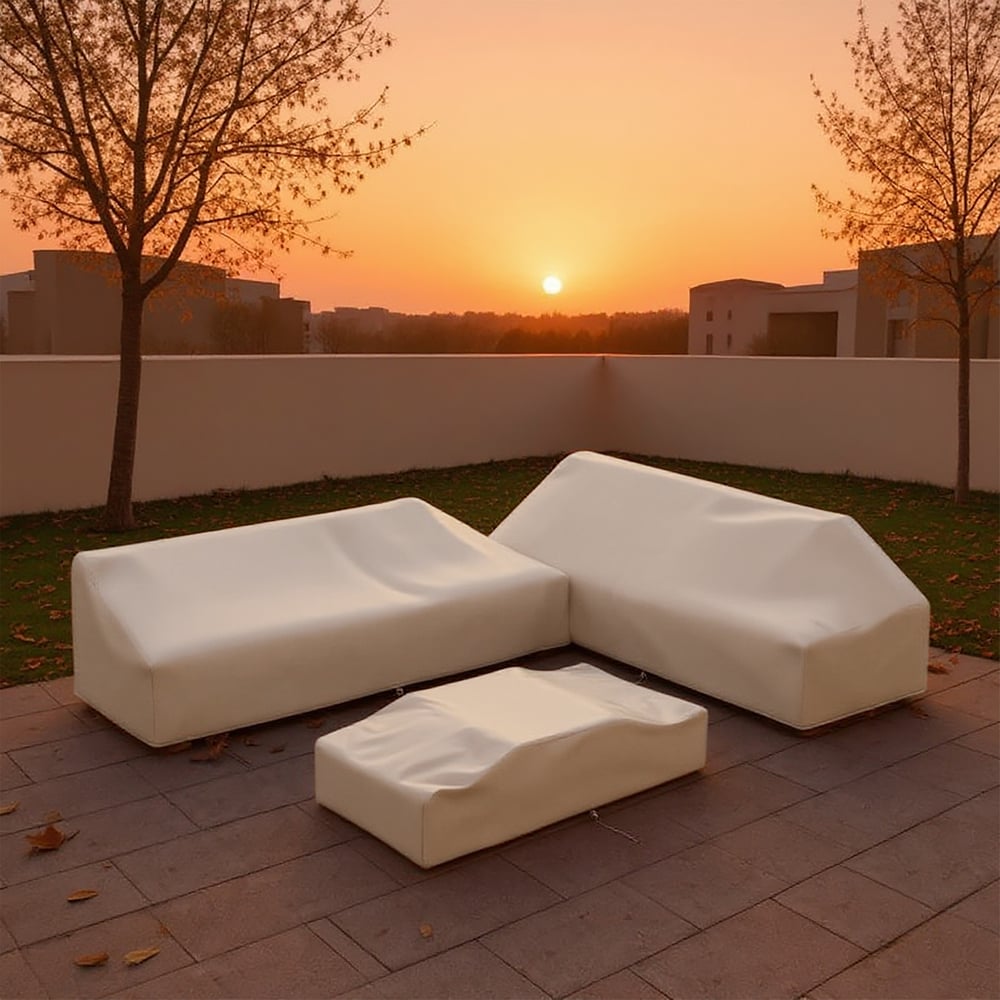 Customer Reviews for 600D Tough Canvas Waterproof Outdoor Patio Furniture Covers in Beige