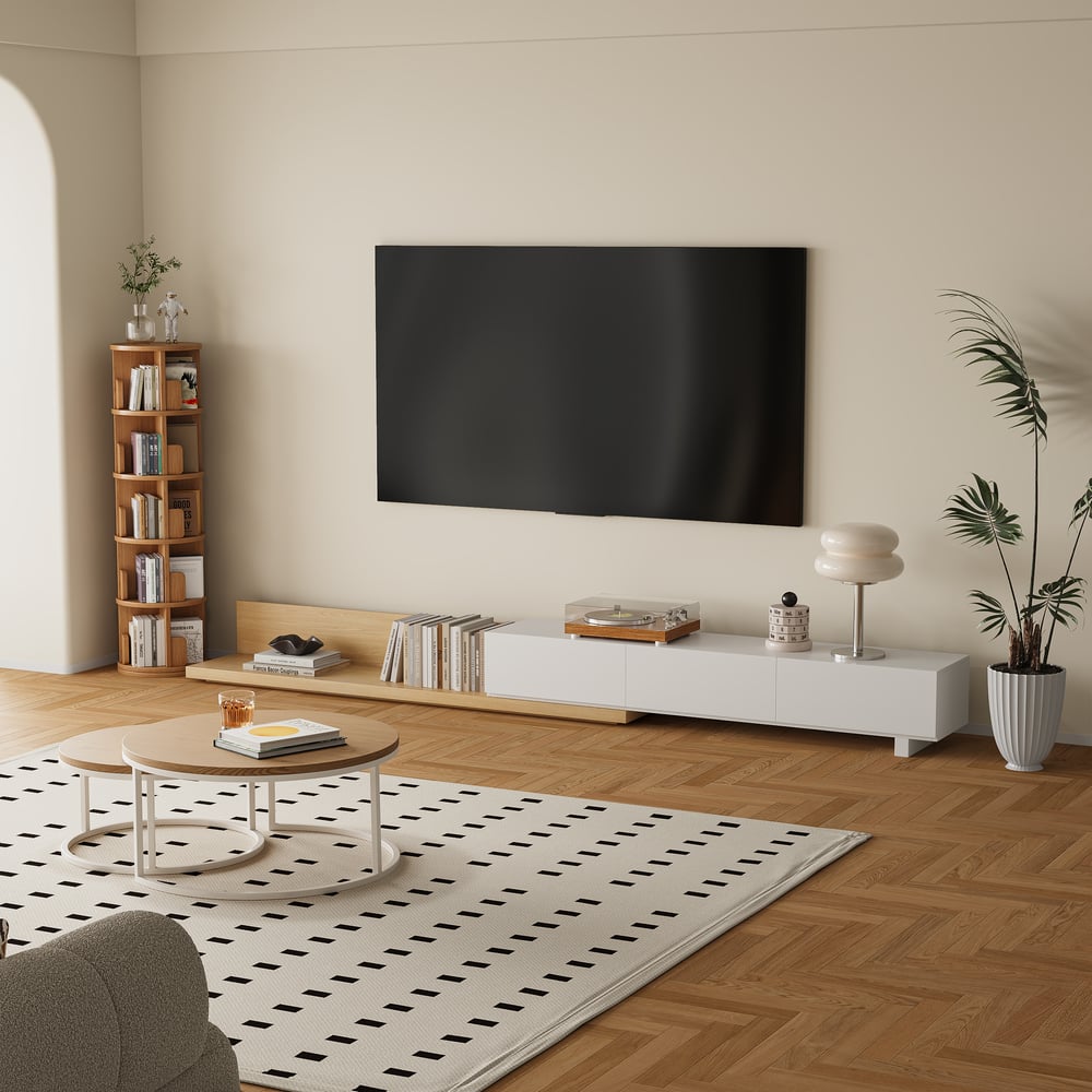 Oceny klientów dla Zestaw stolików kawowych Fero z okrągłym naturalnym gniazdem (600 mm-800 mm)