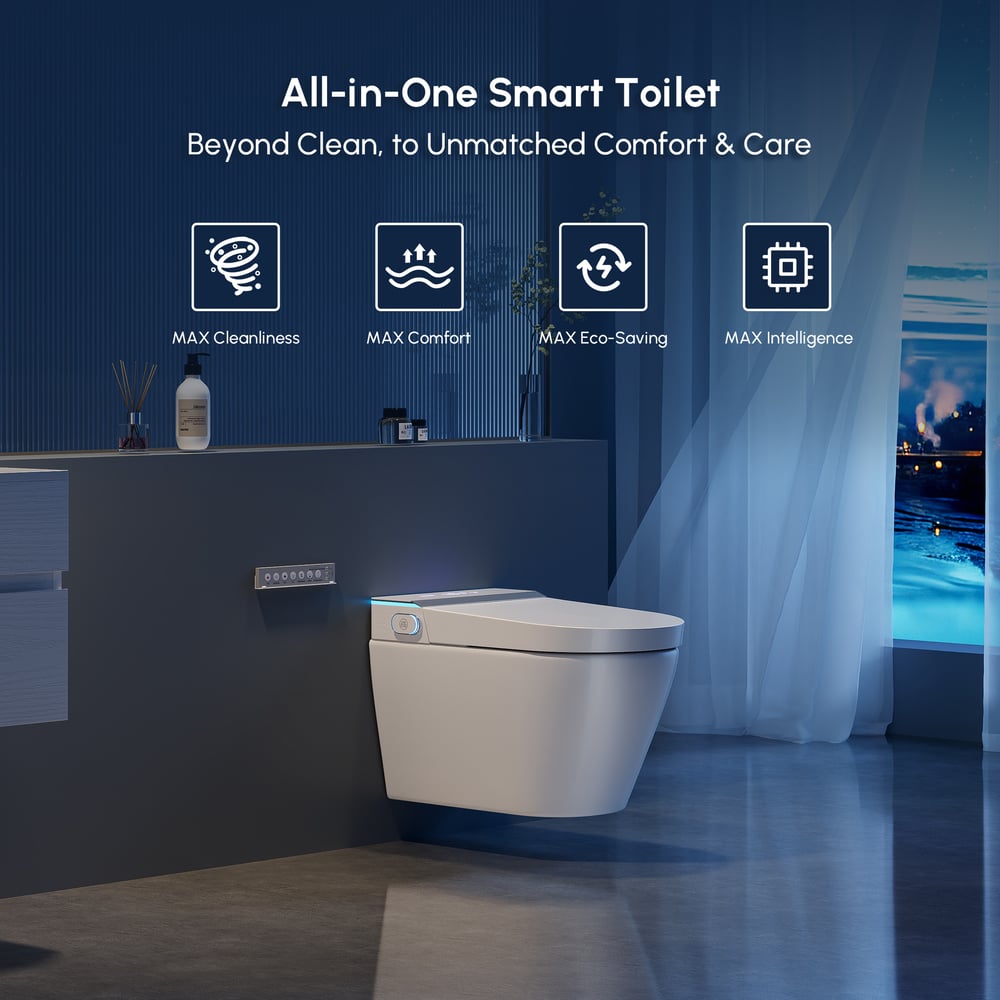 Otázky a odpovědi pro Inteligentní nástěnná sprchová toaleta s plnou funkcí a úsporou vody