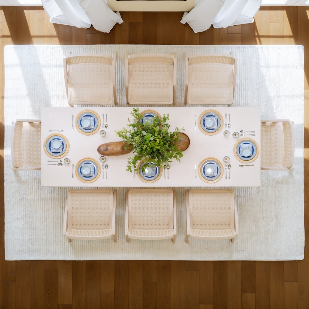 Customer Reviews for Japandi 55"-87" Extendable Whitewash Dining Table, Seats 4-8