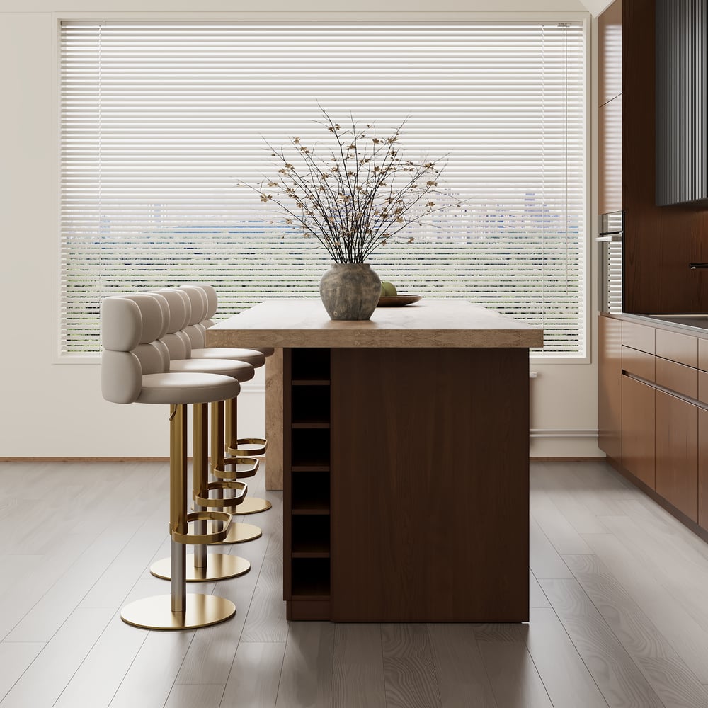 Questions and Answers for 1830mm Kitchen Islands Marble Veneered Top Walnut Modern with Storage Kitchen Cabinet