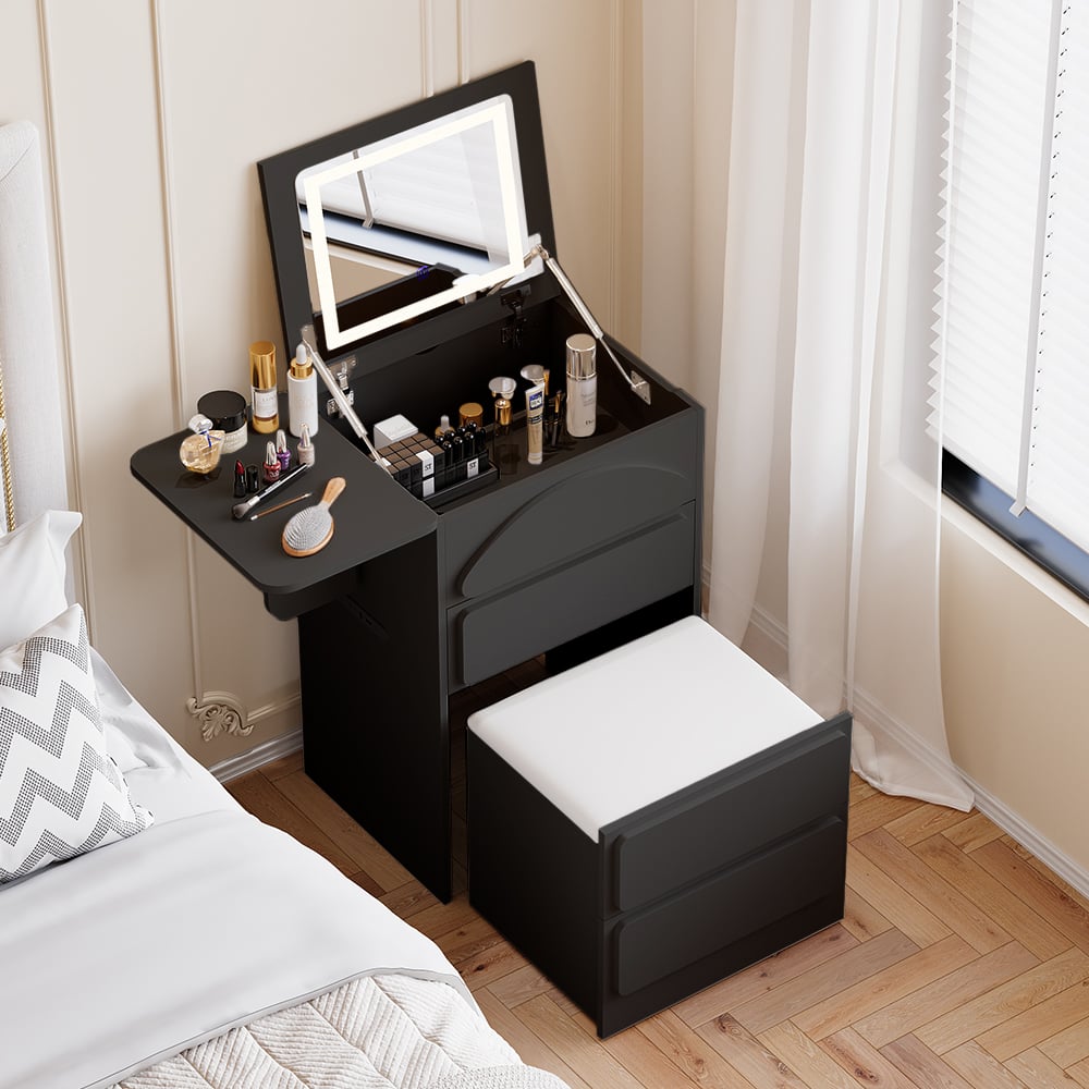 Customer Reviews for Mini Smart Makeup Vanity Set with with Mirror & Lights