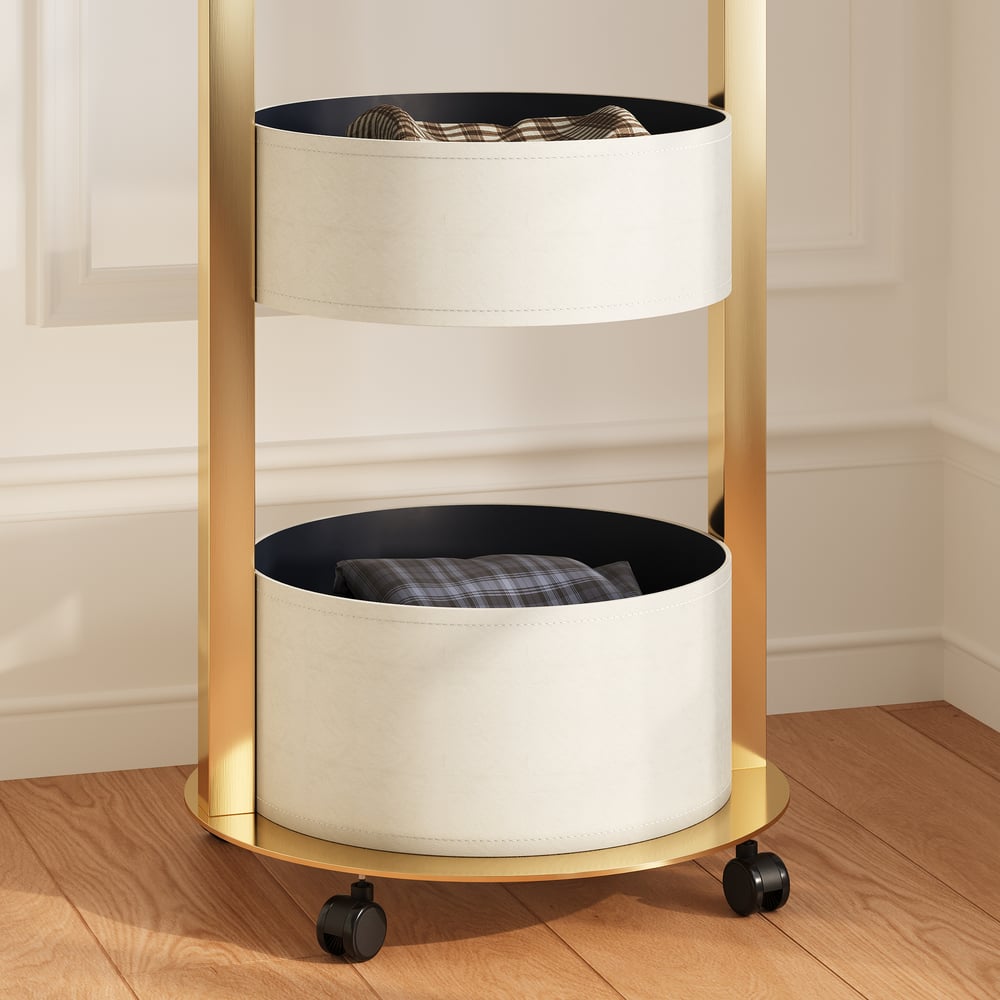 Questions et Réponses pour Porte-manteau avec 2 plateaux Saddle Leather Hall Tree