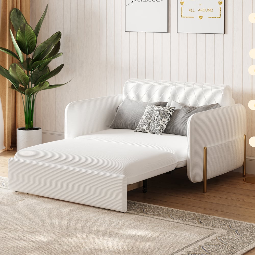 Vragen en antwoorden voor 1360 mm slaapbank met volledige slaapbank, met witte corduroy beklede converteerbare bank