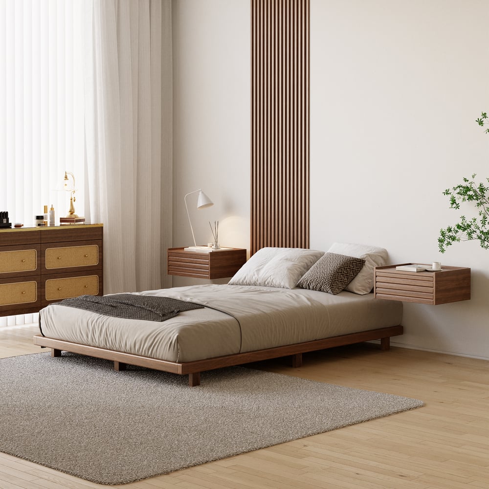 Pytania i odpowiedzi dla Łóżko podłogowe w stylu japońskim orzech 140* 200 cm