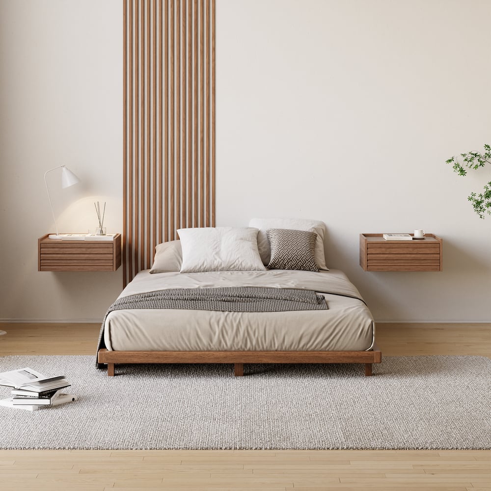 Pytania i odpowiedzi dla Łóżko podłogowe w stylu japońskim orzech 140* 200 cm