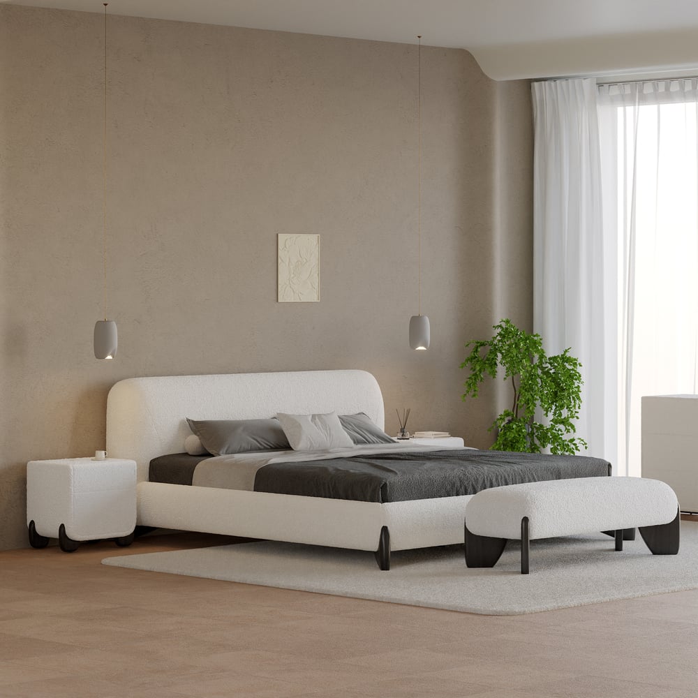 Avis Clients sur Banc de chambre rembourré Curva Boucle